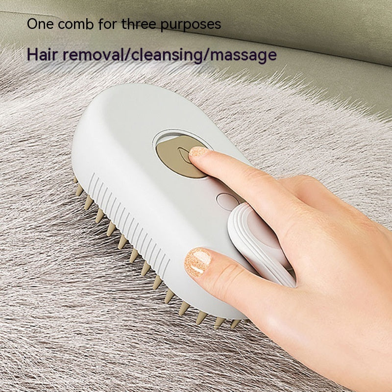 Cat Steam Brush Steamy Dog Brush 3 In 1 Electric Spray Cat Hair Brushes For Massage Pet Grooming Comb Hair Removal Combs Pet Products (Deactivated as recommended by ZCT)