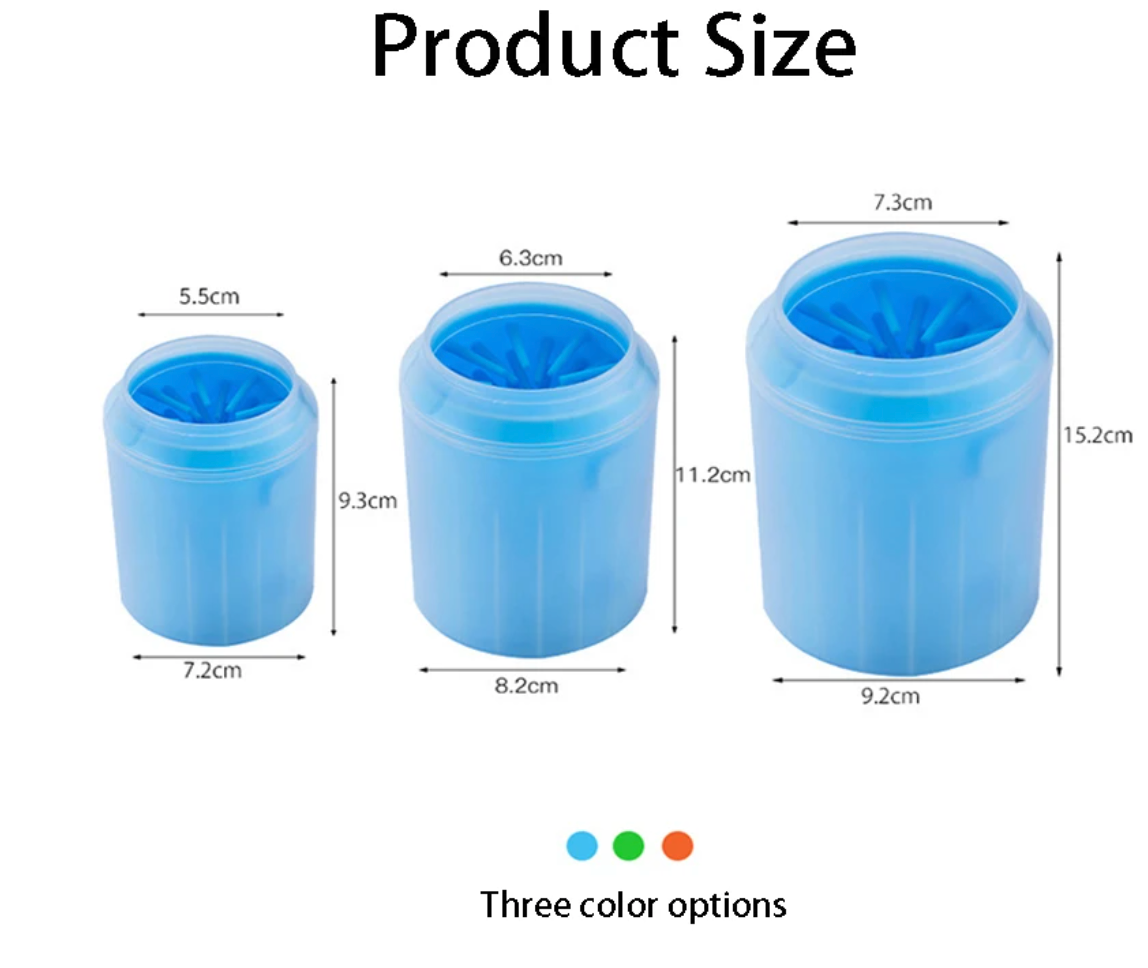 Dog Paw Cleaning Cup - Portable Soft Silicone Washer