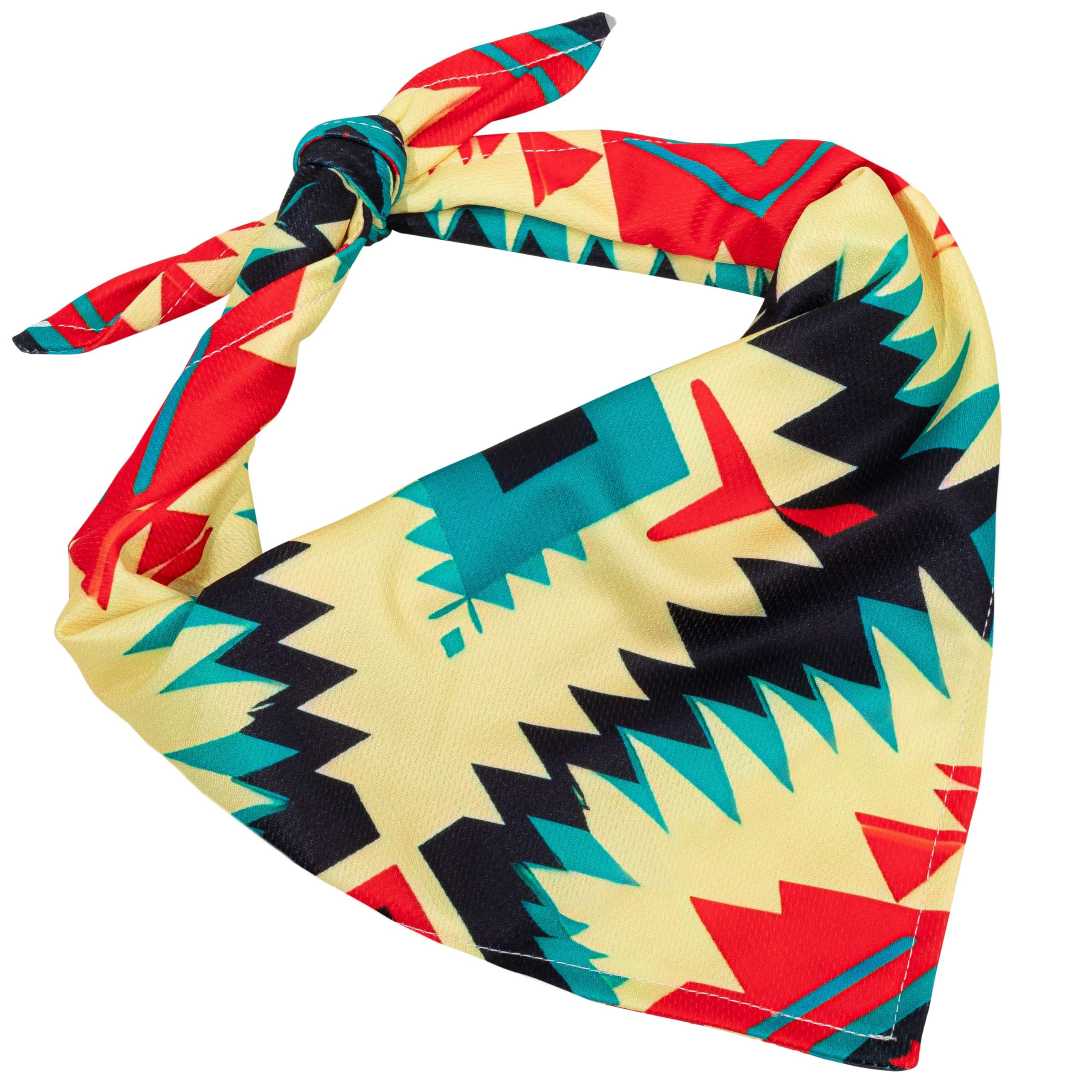 Dog Cooling Bandana Cooling Bandana for Dogs Dog Bandanas Great for Girl and boy Dogs Large Dog and Puppy Bandanas Breathable mesh Material Great for hikes and Warm Weather (Boho)
