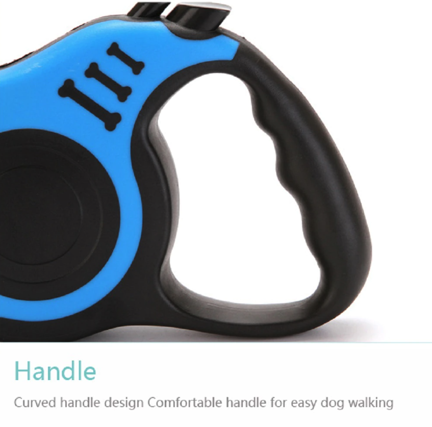WalkFree™ Retractable Dog Leash – 16.5 FT Auto Walking Lead