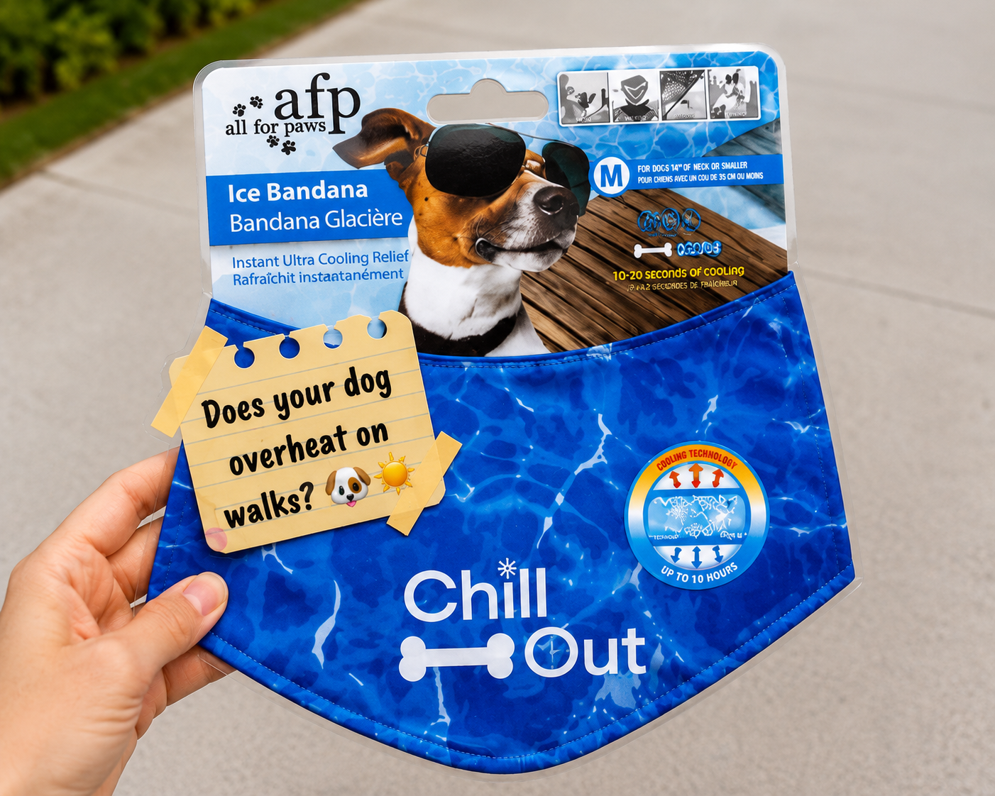“Dog Cooling Neck Wrap — Ice Bandana for Dogs”